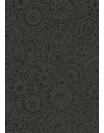 A IMC PAPEL DE REGALO EN BOBINA DE 100 MTS EN CELULOSA SATINADA DISE?O FANTASIA ENGRANAGE NEGRO 84-302100-1