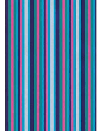 A IMC PAPEL DE REGALO EN BOBINA DE 100 MTS EN CELULOSA SATINADA DISE?O FANTASIA LISTADOS AZULES 84-302100-1