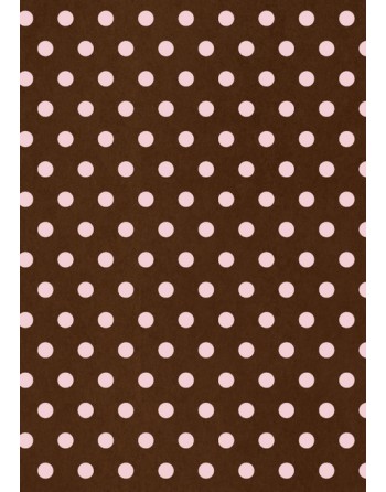 A IMC PAPEL DE REGALO EN BOBINA DE 100 MTS EN CELULOSA DISE?O FANTASIA UNA CARA TOPO MEDIANO MARRON 84-403100-1