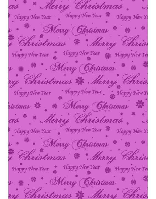 IMC PAPEL DE REGALO EN BOBINA DE 100 MTS BASIC NAVIDAD EN CELULOSA LWC DISE?O FANTASIA MERRY CHISTMAS MORADA 84-399100-1