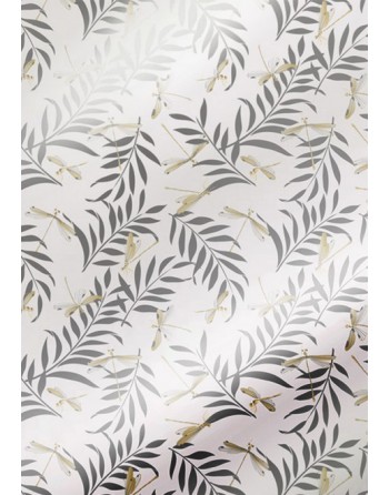 A IMC PAPEL DE REGALO EN BOBINA DE 50 MTS EN CELOFAN METALIZADO DISE?O FANTASIA LIBELULA BLANCAL 84-5027050-1