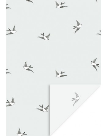 A IMC PAPEL DE REGALO EN BOBINA DE 50 MTS EN CELOFAN TRANSPARENTE CON DISE?O FANTASIA GOLONDRINA NEGRA 84-5037050-1