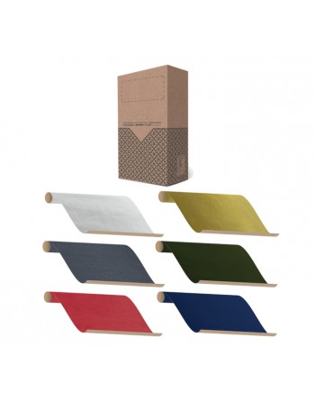 A IMC PAPEL DE REGALO EN CAJA DE 60 ROLLITOS DE 150 CM X 70 CM DE ANCHO EN CALIDAD KRAFT NATURAL 60 GR FANTASIA LISA 84-40070150