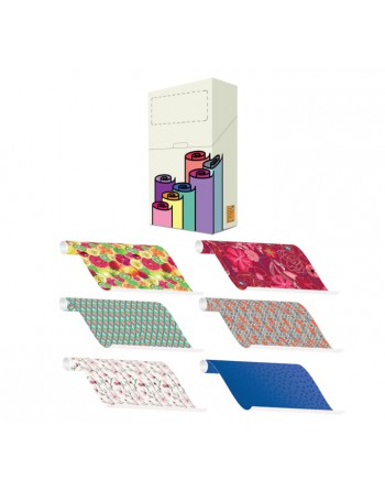 A IMC PAPEL DE REGALO EN CAJA DE 60 ROLLITOS DE 200 CM X 70 CM DE ANCHO EN CALIDAD CELULOSA SATINADA 70GR FANTASIA TODO EL A?O 8