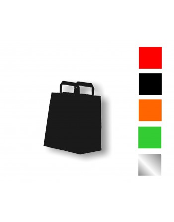 A IMC BOLSAS PAPEL COLOR CON ASA PLANA DE BASE ESTRECHA ESTANDAR MEDIDA 24 X 23 +10 CAJA DE 250 84-2052423