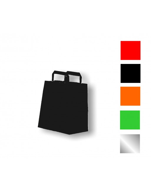 A IMC BOLSAS PAPEL COLOR CON ASA PLANA DE BASE ESTRECHA ESTANDAR MEDIDA 24 X 23 +10 CAJA DE 250 84-2052423