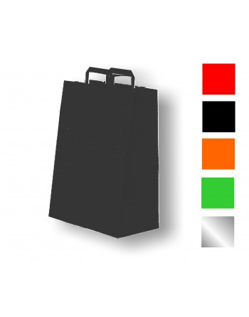 A IMC BOLSAS PAPEL COLOR CON ASA PLANA DE BASE ESTRECHA ESTANDAR MEDIDA 32 X 41 + 12 CAJA DE 250 84-2053241