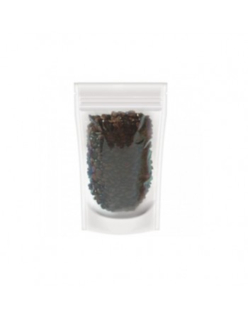 A IBP BOLSA LAMINADA CON AUTOCIERRE Y BASE DOYPACK SEMI FUELLE POLIETILENO + PET TRANSPARENTE MEDIDA 130+70x225 MM 1000 UNID ID-