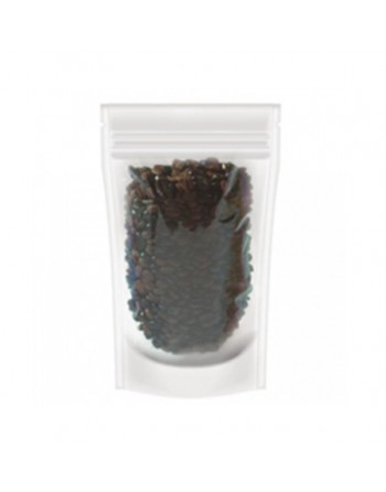 A IBP BOLSA LAMINADA CON AUTOCIERRE Y BASE DOYPACK SEMI FUELLE POLIETILENO + PET TRANSPARENTE MEDIDA 180+90x290MM 1000 UNID ID-2