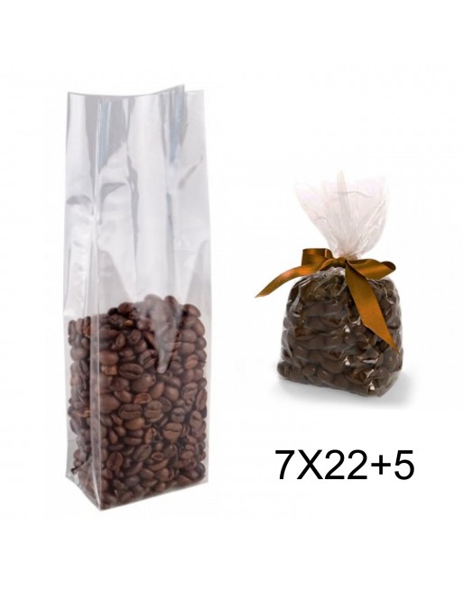 A IBP BOLSA BOLSA POLIPROPILENO CON FUELLE Y FONDO CUADRADO MEDIDA 7X22+5 CM 1000 UNID ID-25/30/014