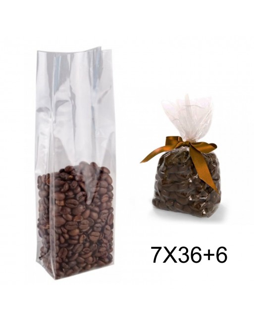 IBP BOLSA BOLSA POLIPROPILENO CON FUELLE Y FONDO CUADRADO MEDIDA 7X36+6 CM 1000 UNID ID-25/30/015