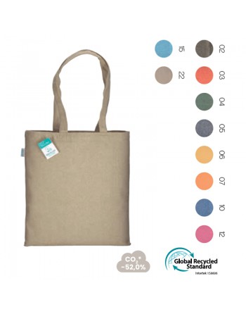 BOLSA DE ALGOD?N RECICLADO 280 G/M2, ASAS LARGAS 23112