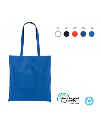 BOLSA DE ALGOD?N RECICLADO, 120 G/M2, CON ASAS LARGAS. 24128