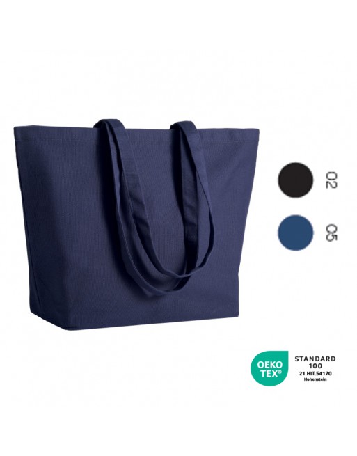 BOLSA DE ALGODON (280 G/M2), ASAS LARGAS Y FUELLE 17113