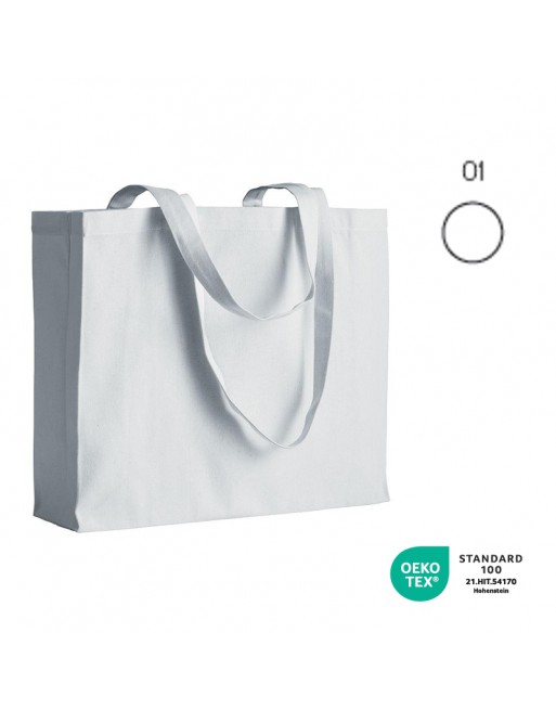 BOLSA DE ALGODON (200 G/M2), ASAS LARGAS Y FUELLE 1711201