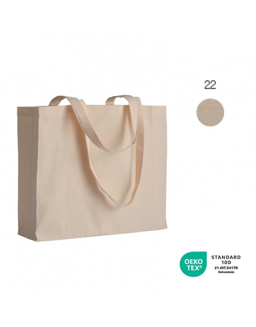 BOLSA DE ALGODON (200 G/M2), ASAS LARGAS Y FUELLE 1711222