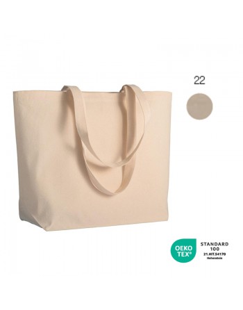 BOLSA DE ALGODON (280 G/M2), ASAS LARGAS Y FUELLE 1711322