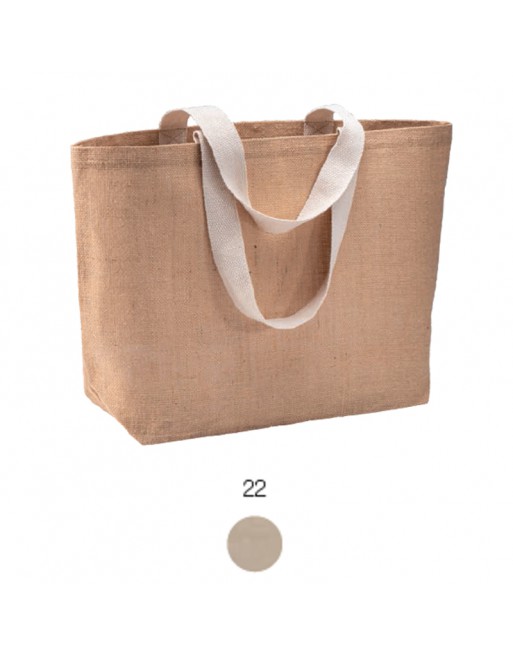 BOLSAR DE YUTE CON FUELLE EN LA BASE Y ASAS LARGAS 24107