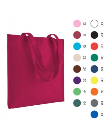 BOLSA DE TEJIDO SIN TEJER DE 70 GR/M2, MEDIDAS 36 X 40 CM, ASAS LARGAS. 11107