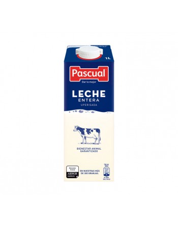 Leche Pascual semidesnatada brik 1 litro paquete 6 uds - Comercial Garcia  Gonzalez