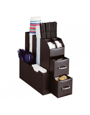 ARCHIVO 2000 ORGANIZADOR 2C+COMP ACCESORIOS CAFE NEGRO - CD901 NE