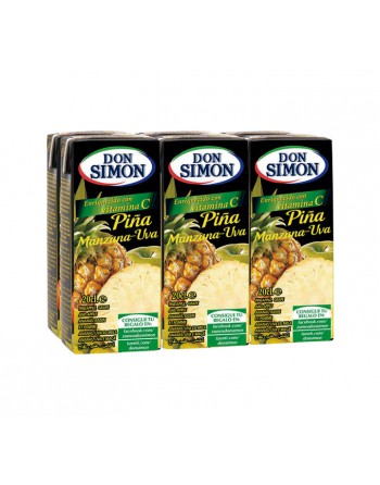 MMC BRICK 6U. ZUMO DON SIMON 200ML SABOR PI?A - DSIMON-PI?A