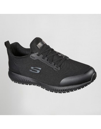 SKECHERS ZAPATILLAS EFECTIVO ANTI DESLIZAMIENTOS, HIDROCARBUROS Y ELECTRICIDAD SQUAD SR MYTON NEGRO TALLA 39.5 SK200051EC-001-39