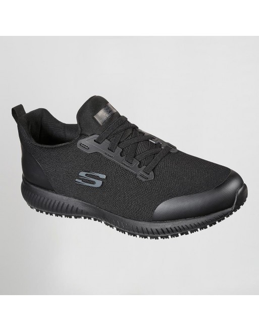 SKECHERS ZAPATILLAS EFECTIVO ANTI DESLIZAMIENTOS, HIDROCARBUROS Y ELECTRICIDAD SQUAD SR MYTON NEGRO TALLA 40 SK200051EC-001-40