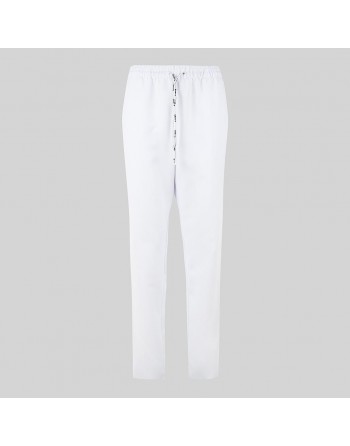 GARYS PANTALON UNISEX CINTURA CON GOMA Y CORDON ENTORNOS HIGIENICO SANITARIOS BLANCO TALLA S 700600-101-S