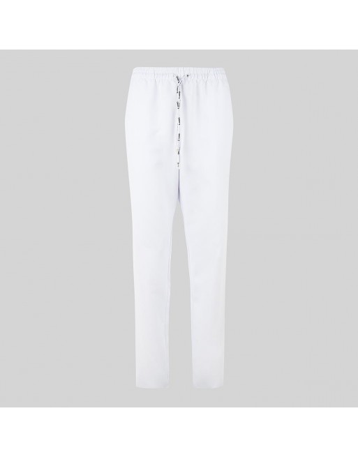 GARYS PANTALON UNISEX CINTURA CON GOMA Y CORDON ENTORNOS HIGIENICO SANITARIOS BLANCO TALLA S 700600-101-S