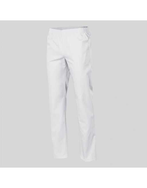 GARYS PANTALON ENTORNO HIGIENICO SANITARIO HOSTELERIA SARGA REDLINE BLANCO TALLA S 711101-101-S 