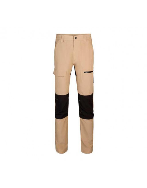 VELILLA PANTALON TREKKING STRETCH BEIGE NEGRO TALLA S 103022S - 46/00 T.S