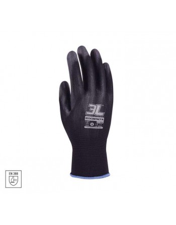 3L GUANTES SEGURIDAD MECANICO DORSO VENTILADO BUNA RESISTENCIA ABRASION ECOCONTACT N A-2000 TALLA 6 A-2000 T.6