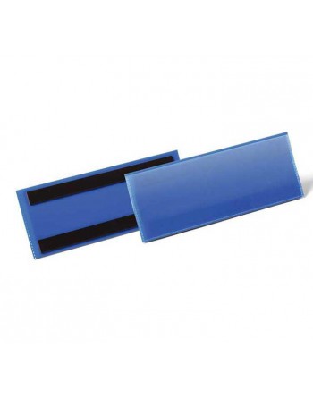 DURABLE CAJA 50 FUNDA MAGNEXICO 1/2 A5 HORIZONTAL SE?ALIZACION AZUL - 175707