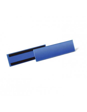 DURABLE CAJA 50 FUNDA MAGNEXICO 1/3 A4 HORIZONTAL SE?ALIZACION AZUL - 175807