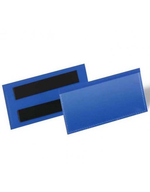 DURABLE CAJA 50 FUNDA MAGNETICO 100X38 HORIZONTAL SE?ALIZACION AZUL - 174107