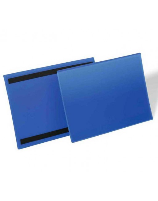 DURABLE CAJA 50 FUNDA MAGNETICO A4 HORIZONTAL SE?ALIZACION AZUL - 174507