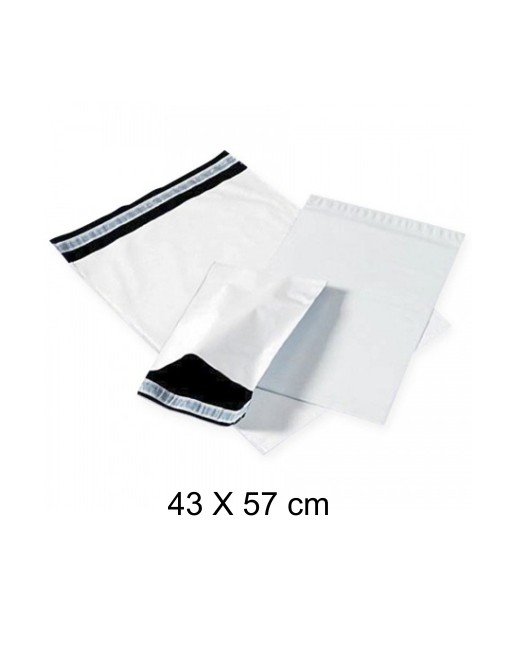 IBP SOBRES OPACOS DE SOLAPA AUTOADHESIVA ALTA RESISTENCIA PARA ENVIO DE MERCANCIAS Y MENSAJERIA 43x57 CM 500 UNID ID-21/25/050