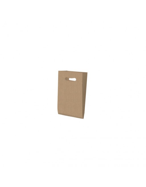 A IMC SOBRE BOLSA DE ASA TROQUETADA KRAFT NATURAL PARA SERVICIO COMERCIAL 50 GR. MEDIDA 18 X 29 + 6 CAJA DE 250 84-2151829