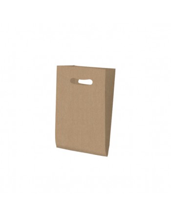 IMC SOBRE BOLSA DE ASA TROQUETADA KRAFT NATURAL PARA SERVICIO COMERCIAL 50 GR. MEDIDA 31 x 47 + 7 CAJA DE 250 84-2153147