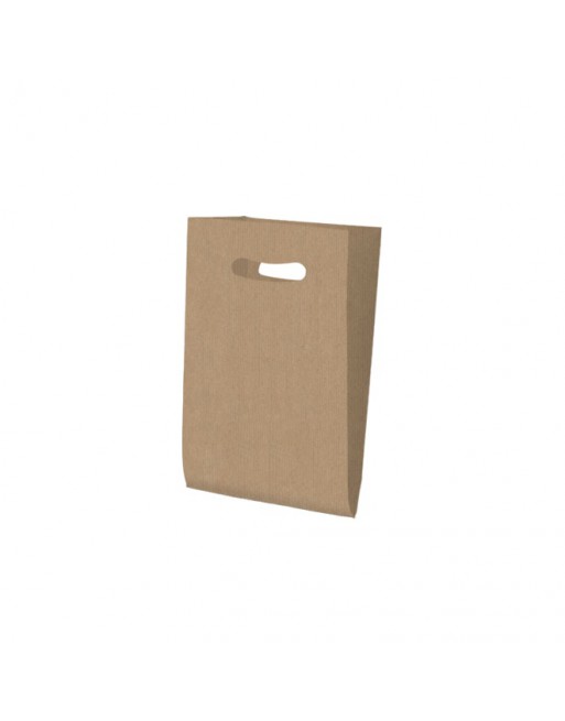 A IMC SOBRE BOLSA DE ASA TROQUETADA KRAFT NATURAL PARA SERVICIO COMERCIAL 50 GR. MEDIDA 31 x 47 + 7 CAJA DE 250 84-2153147