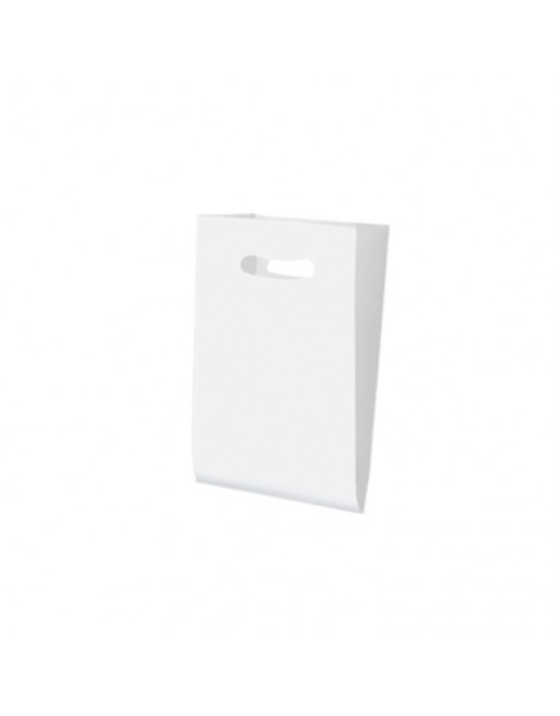 A IMC SOBRE BOLSA DE ASA TROQUETADA BLANCA PARA SERVICIO COMERCIAL 50 GR. MEDIDA 31 X 47 + 7 CAJA DE 250 84-2143147