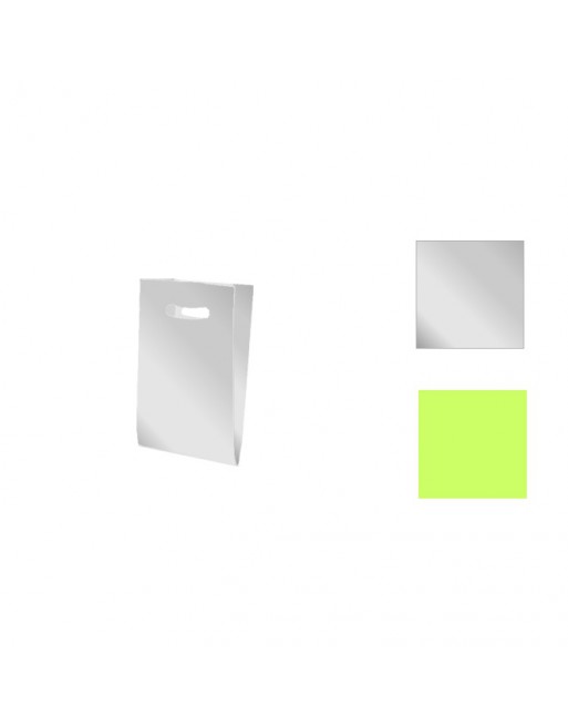 A IMC SOBRE BOLSA DE ASA TROQUETADA COLOR PARA SERVICIO COMERCIAL 50 GR. BASE PAPEL BLANCO MEDIDA 18 X 29 + 6 CAJA DE 250 84-211