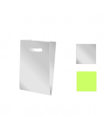 A IMC SOBRE BOLSA DE ASA TROQUETADA COLOR PARA SERVICIO COMERCIAL 50 GR. BASE PAPEL BLANCO MEDIDA 31 X 47 + 7 CAJA DE 250 84-211