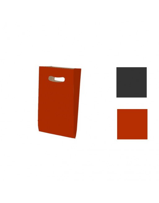 A IMC SOBRE BOLSA DE ASA TROQUETADA COLOR PARA SERVICIO COMERCIAL 50 GR. BASE PAPEL KRAFT MEDIDA 24 x 40 + 10 CAJA DE 250 84-217
