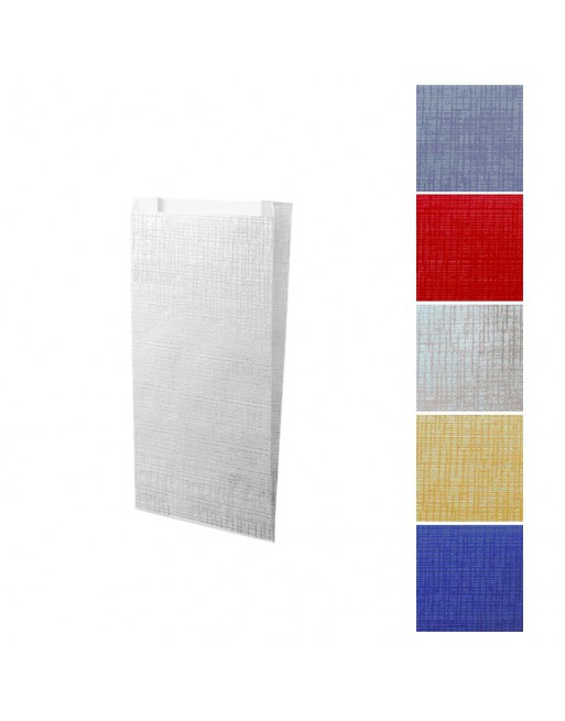 A IMC SOBRE METALIZADO GOFRADO PARA SERVICIO COMERCIAL BASE DE CELULOSA BLANCA 60 GR. MEDIDA 24 x 43 +6 CAJA DE 250 84-1032443