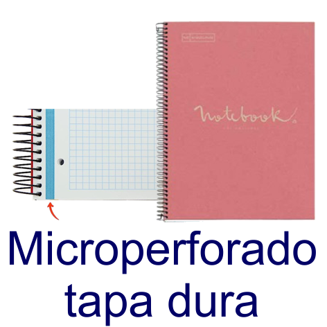 Cuadernos microperforados