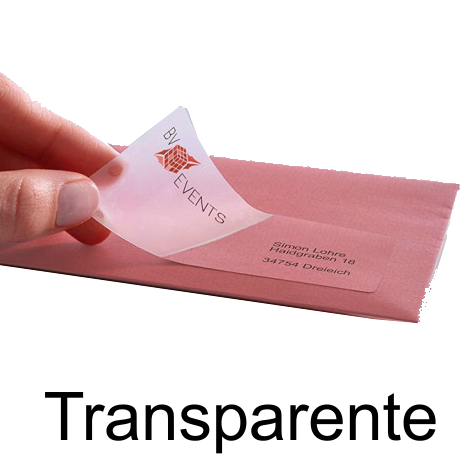 Etiquetes transparents per laser