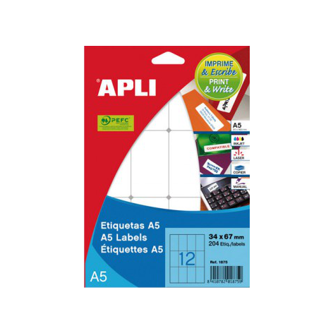 Etiquetes per a oficina i escriptura manual